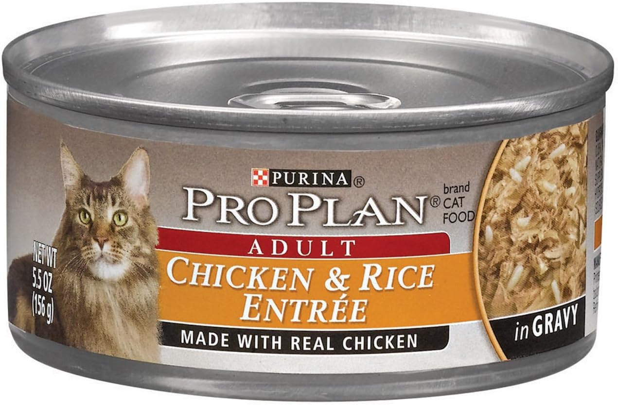 Pro Plan Canned Cat Food, Adult Chicken And Rice EntrãE In