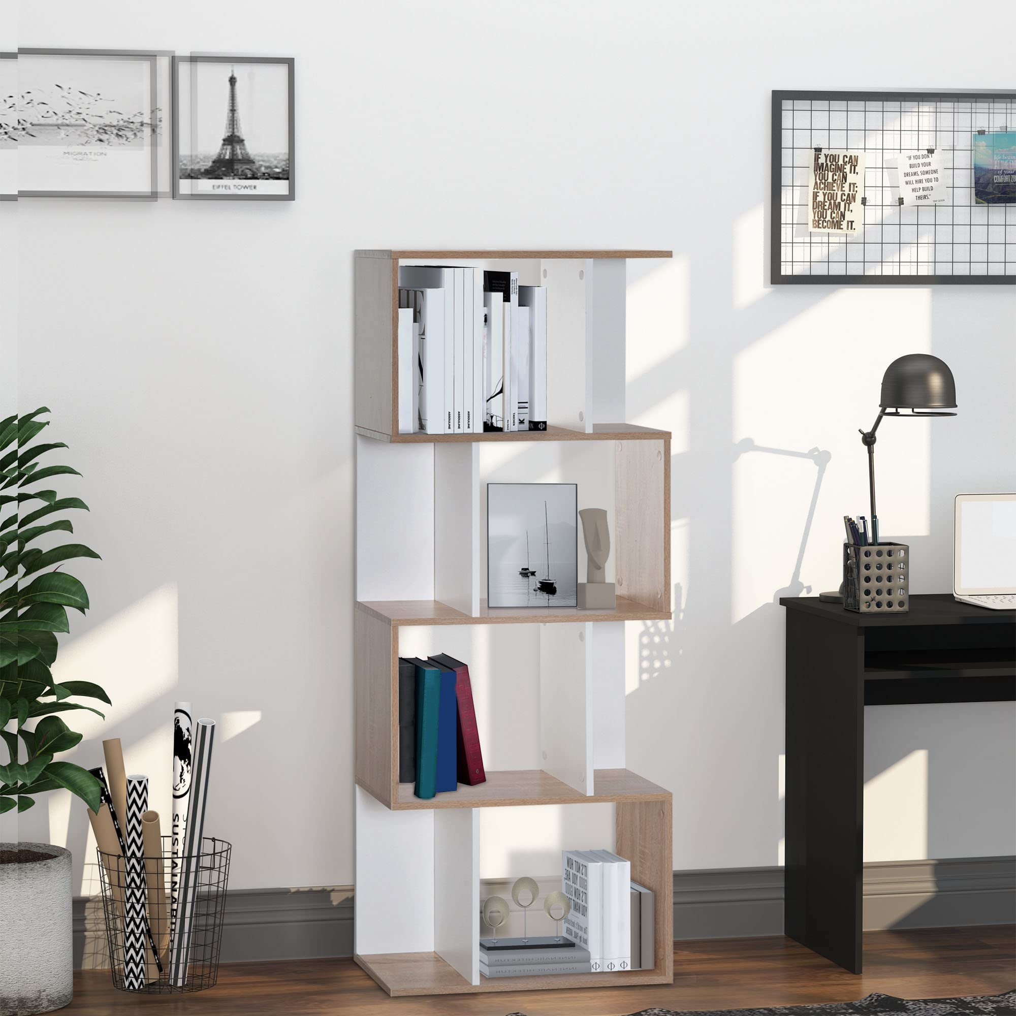 Design HOMCOM Slaapkamer boekenkasten kopen? | Tot 16