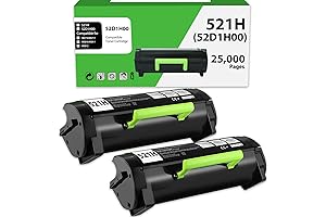 521H 52D1H00 Toner Cartridge Compatible with Lexmark