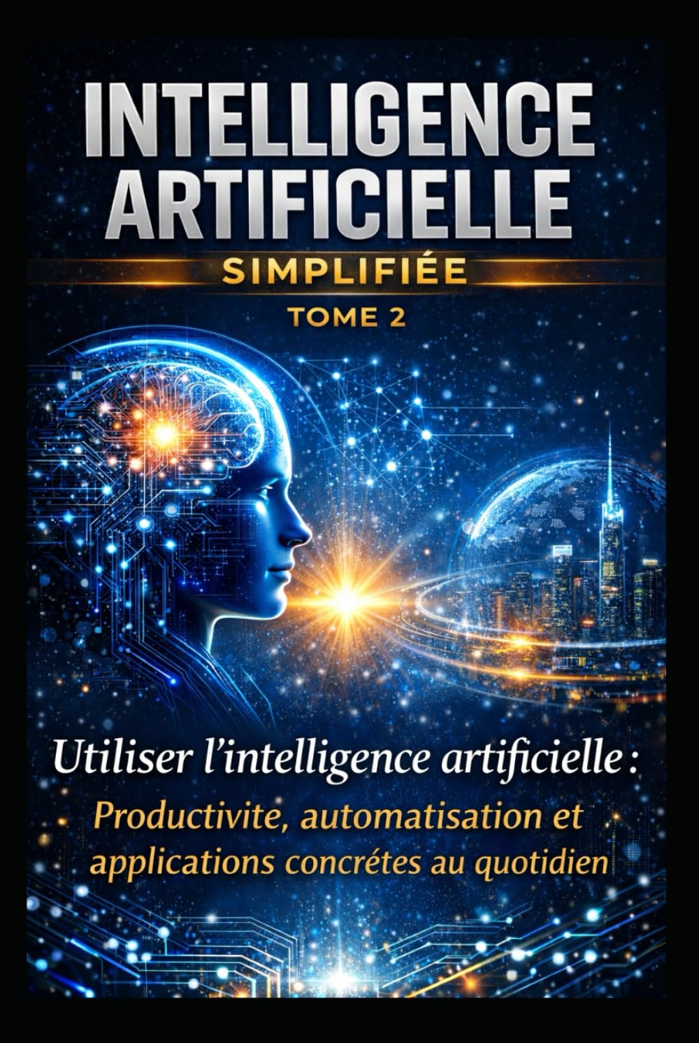 INTELLIGENCE ARTIFICIELLE SIMPLIFIÉE - TOME 2: Utiliser l’intelligence artificielle : Productivité, automatisation et applications concrètes au quotidien