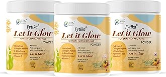 - Let It Glow 200G Each (Fruit Punch Splash, Pack of 3) Marine Collagen Supplement for Men & Women|L- Glutathione, Vitamin C, Sesbania Agati Extract|Promotes Healthy Skin, Hairs and Nails