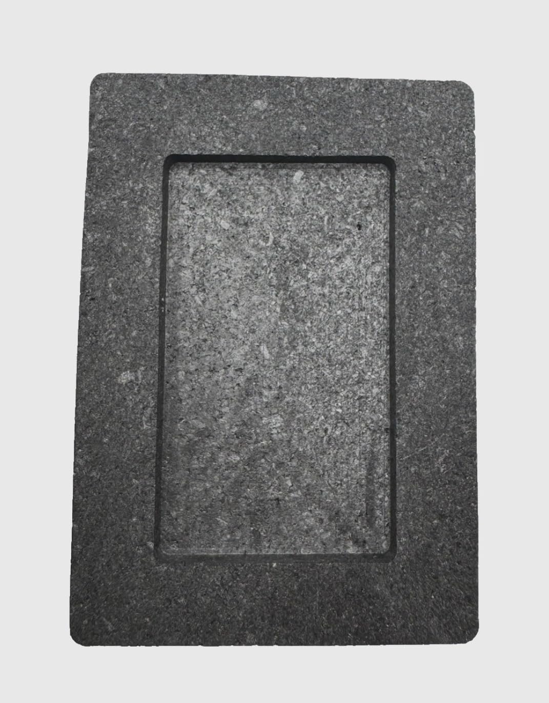 2 oz Art Bar Graphite Gold Ingot Mold for Gold & Silver Casting