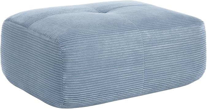 Corduroy Cloud Ottoman for Modular Sectional Sofa, Memory Foam Deep Seat