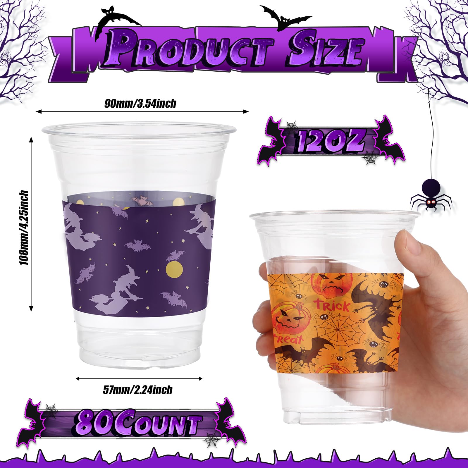 Halloween-Schnapsgläser Mit Totenkopf-Motiv, 55 Ml Produktbild-Vorschau 10