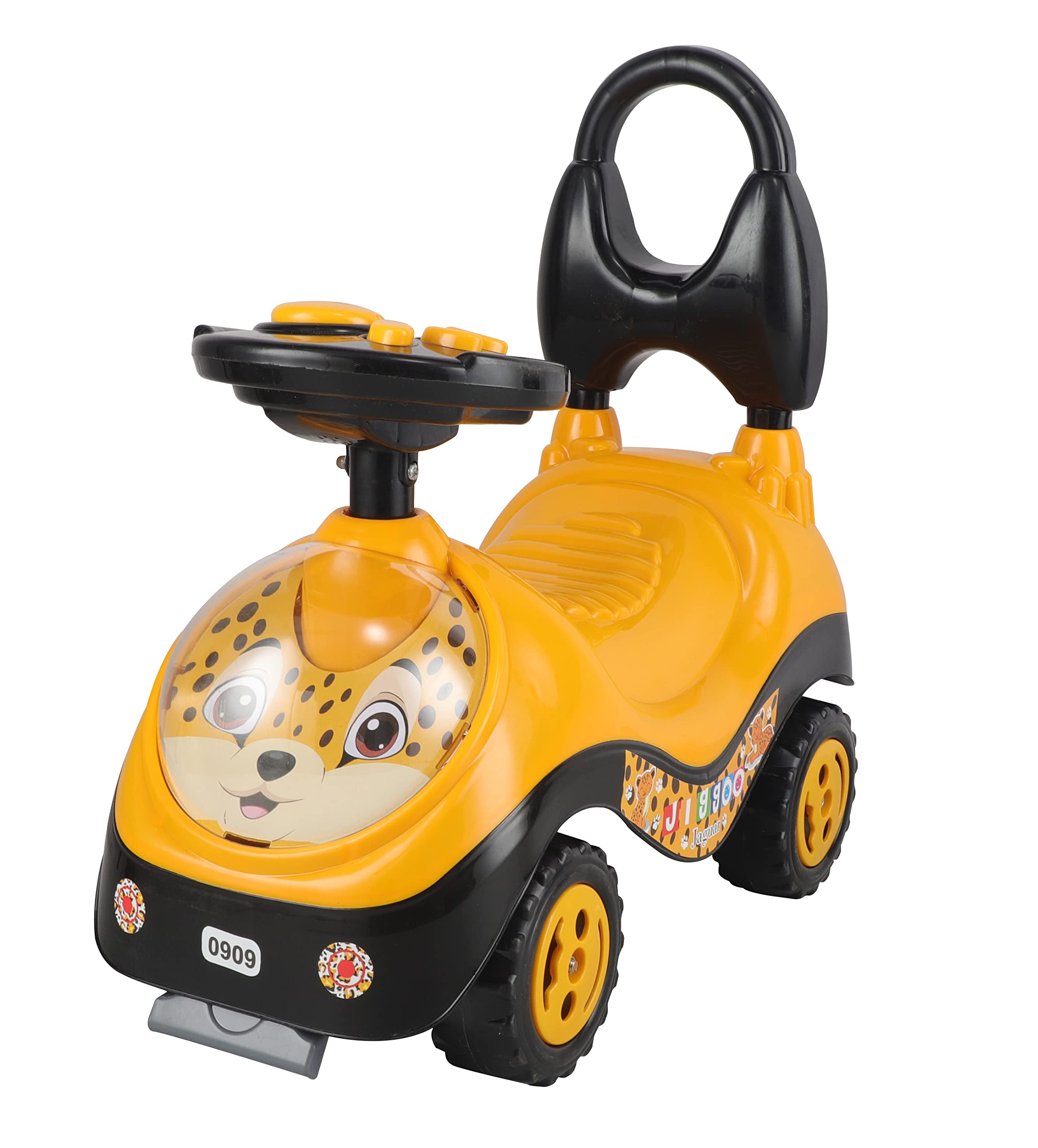 JoyRide Ride on & Car for Kids with Music & Light Steering, Push Car for Baby with Backrest & Big Wheels, Ride on for Kids, Suitable for Boys & Girls 1 to 3 Years Upto 20Kgs (Yellow) (B0BNKX6P2J) Amazon Price History, Amazon Price Tracker