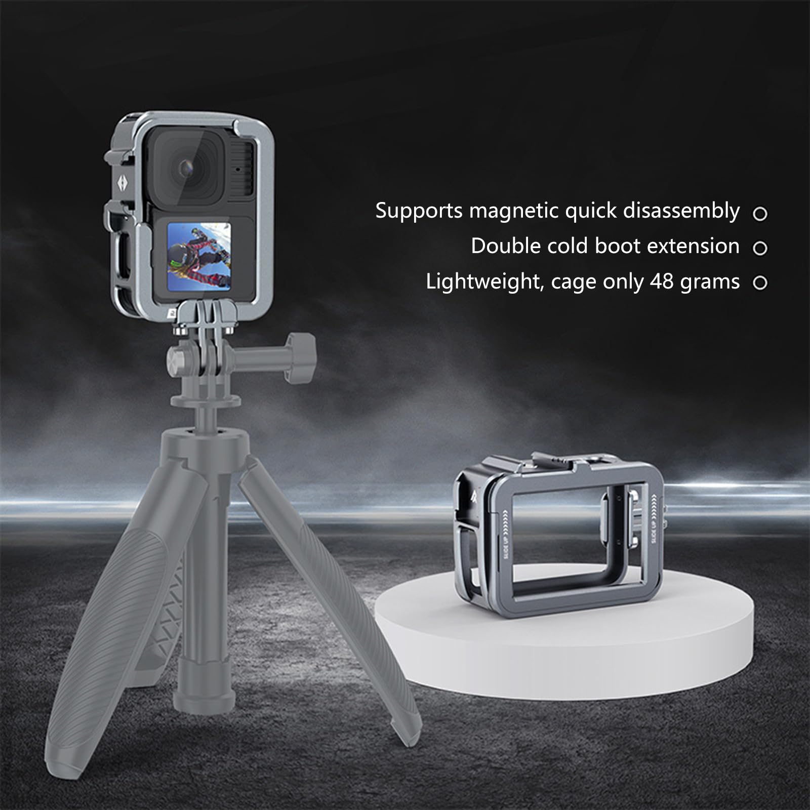 Gabbia per fotocamera in alluminio per modelli 13/9 12,