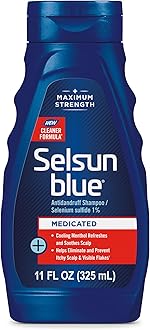 Selsun Blue Regular Care Anti Dandruff Shampoo, Clears away dandruff flakes, Relieves from dandruff related itching, 200ml (325ml)
