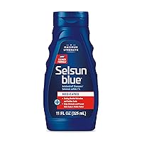 Vista 1 de Champú Selsun Azul Medicado Máxima fuerza anti caspa, 11 onzas