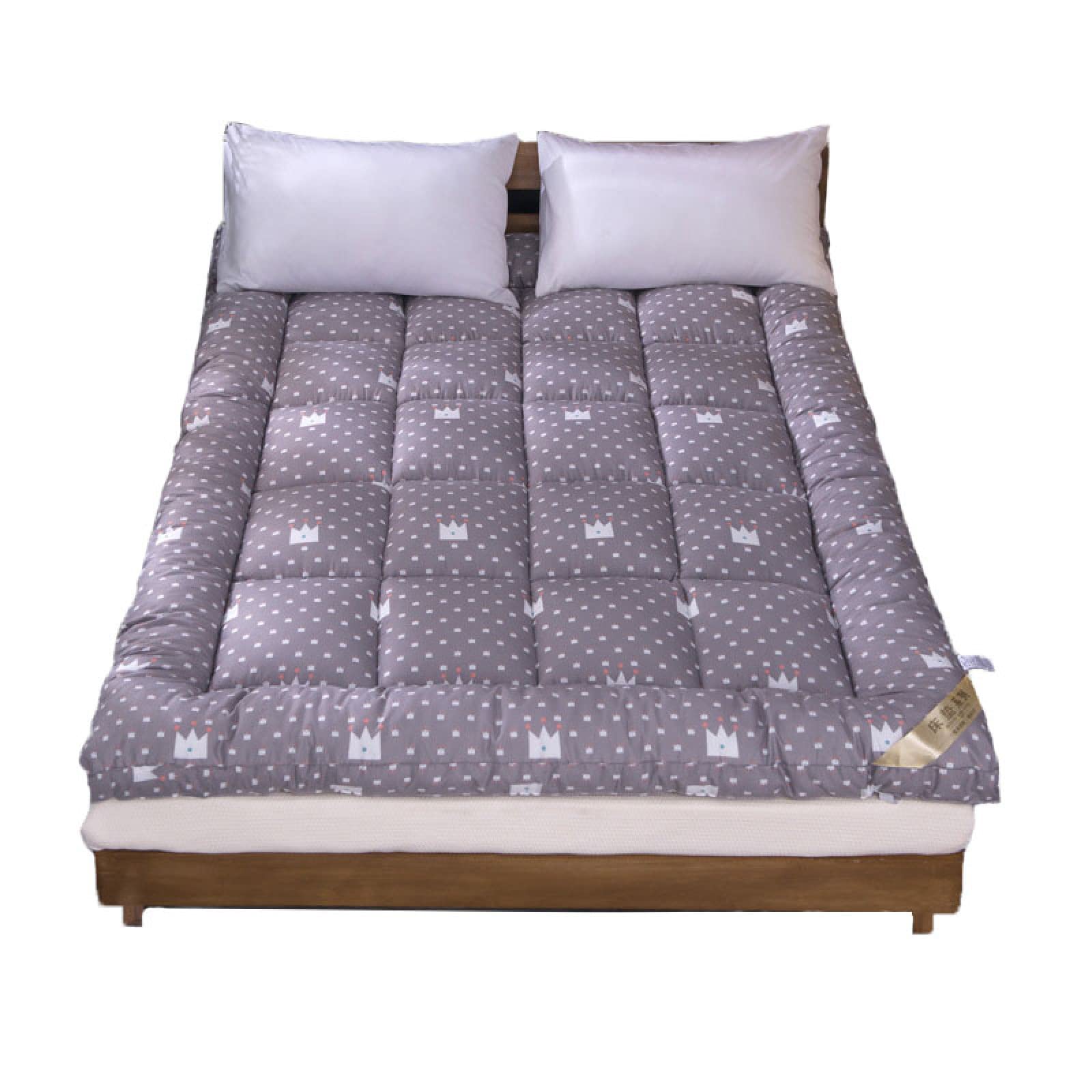 Materassi Futon Pieghevoli Tatami Full Size Cartoon, Materasso Futon Giapponese, Materasso Futon Tradizionale Giapponese Tatami Fold Materasso Futon,Grey-120x200cm