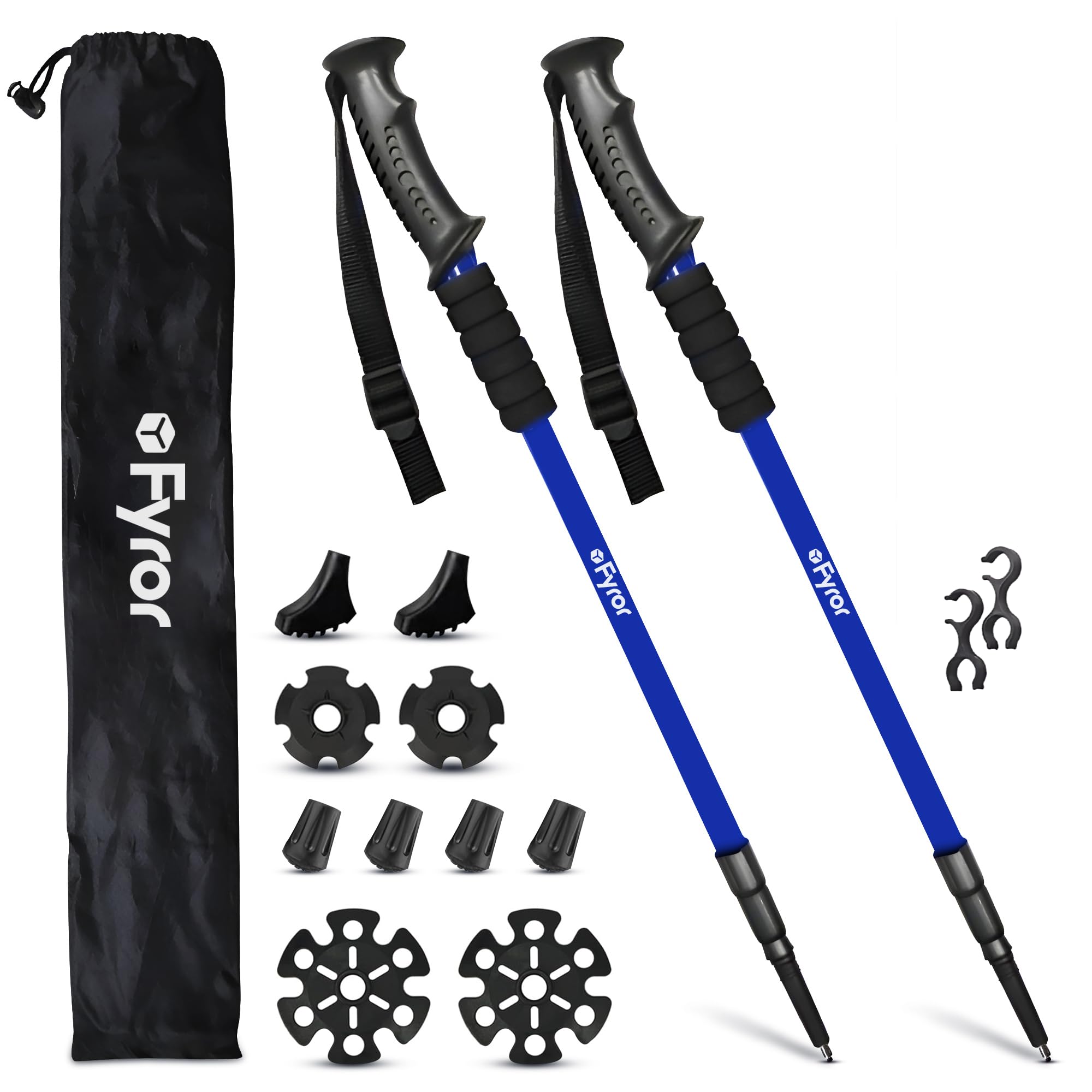 Adjustable Nordic Walking Poles with Quick Locks