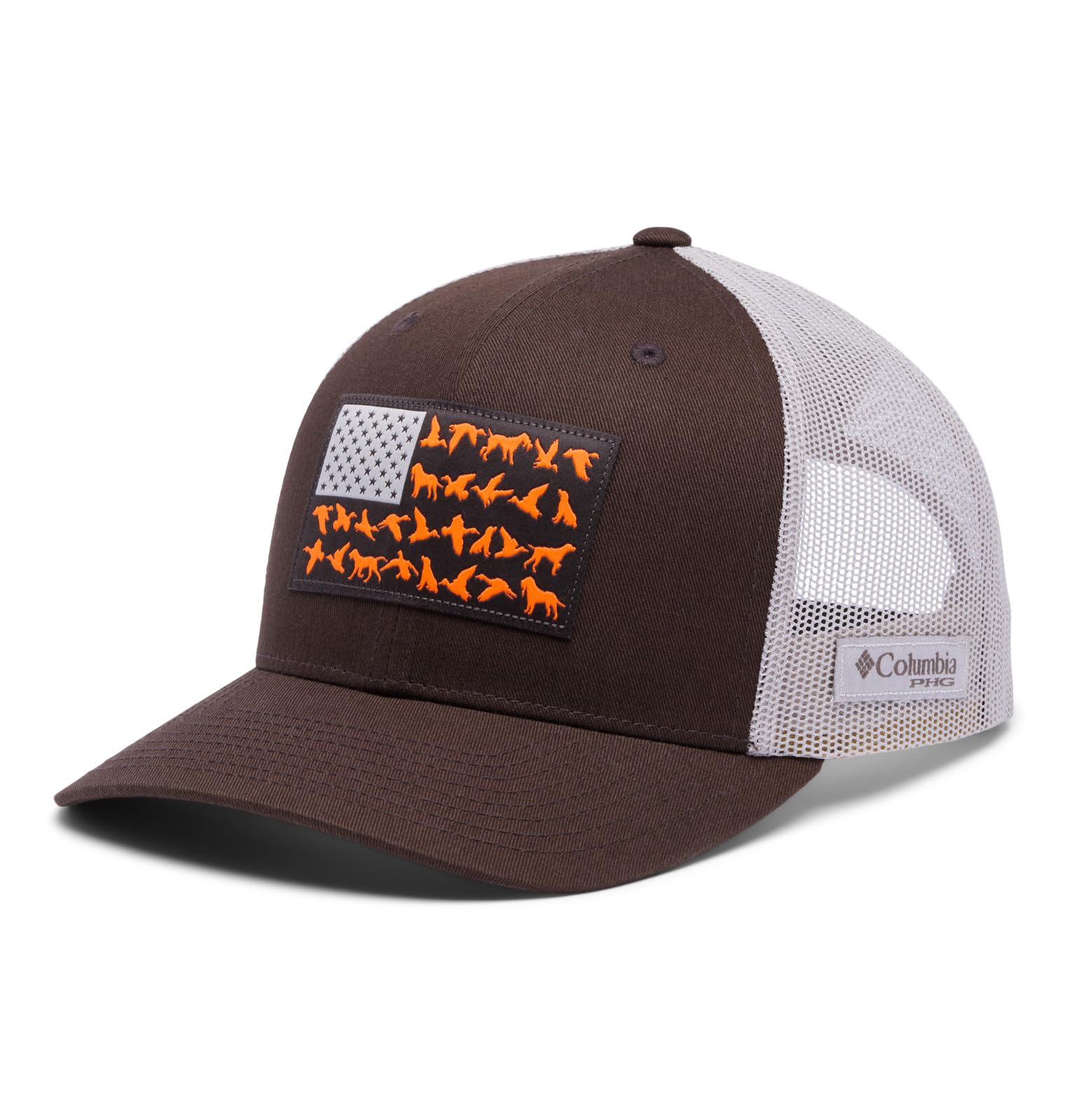 Columbia Unisex PHG Game Flag Mesh Snap Back, Cordovan, One Size