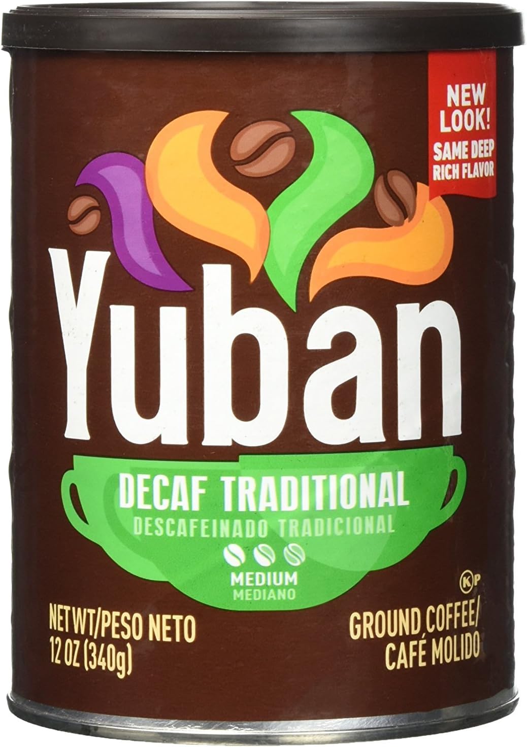 Yuban Decaf Traditional Medium Roast Ground Coffee (12 oz Canister)