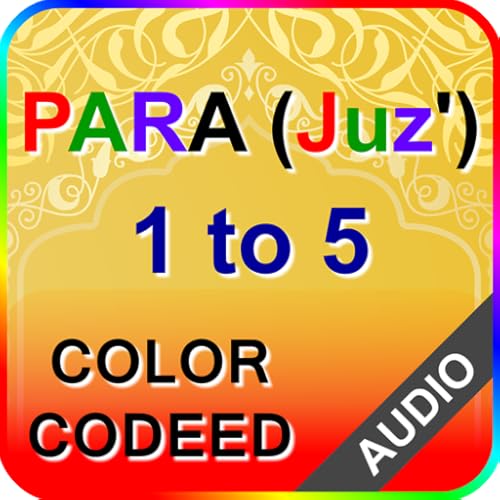 Color coded Para 1 to 5 with Audio