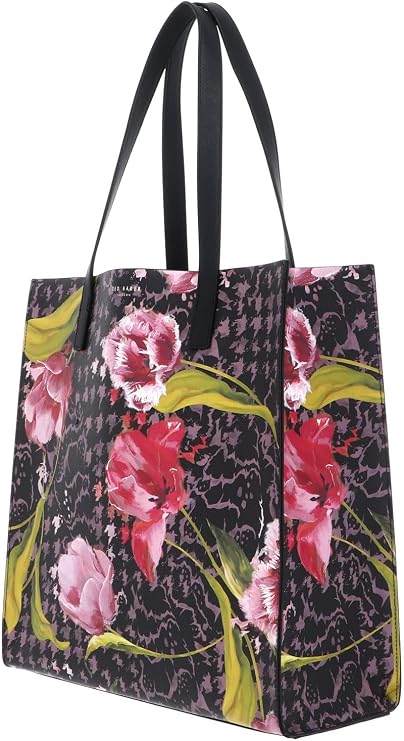 Ted Baker Tullsa Large Floral Print Bag, Black