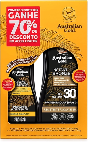Promopack FPS 30 237ml + Acerador 125ml (70%), Australian Gold