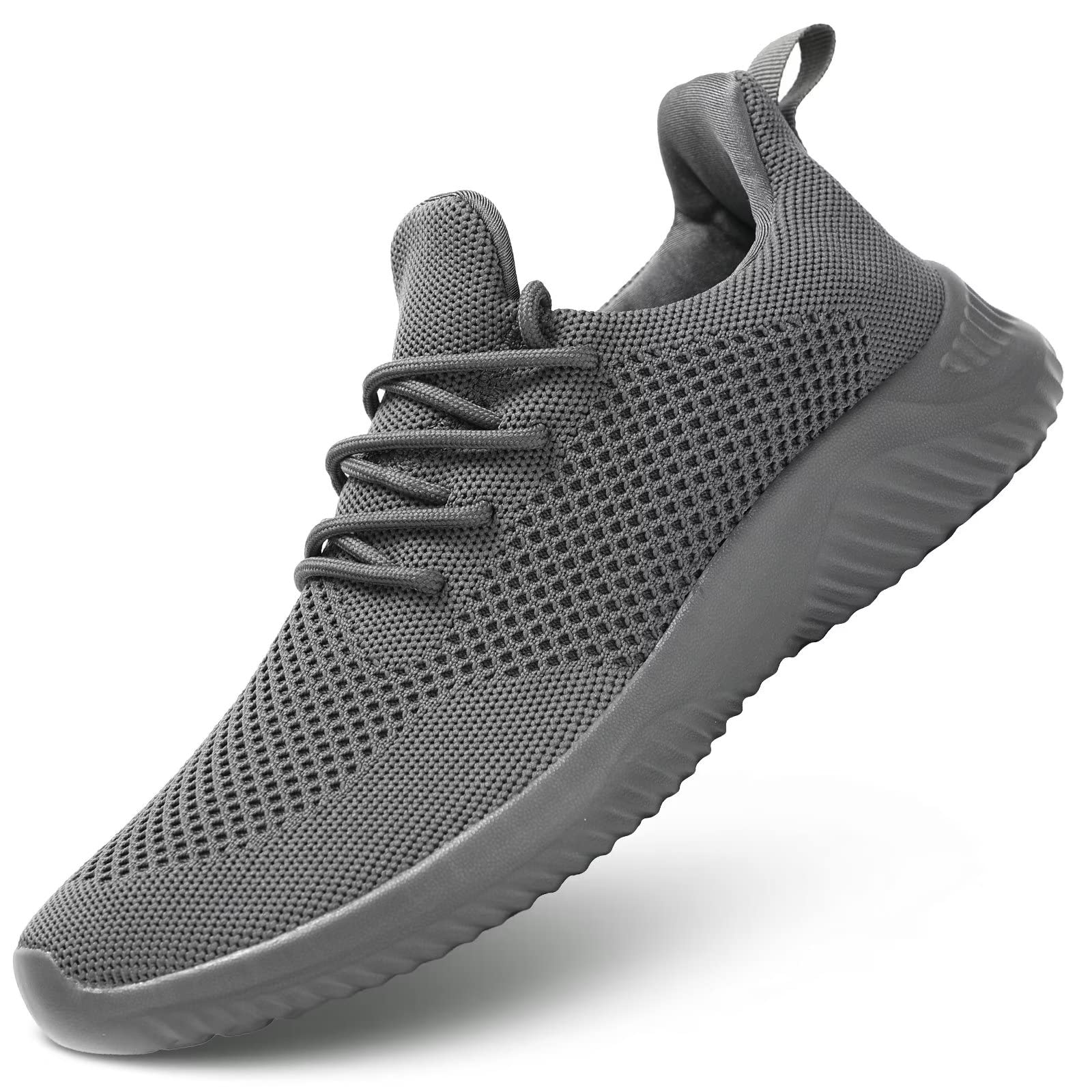 Men's Slip on Walking Shoes Ultra Light Breathable Non Slip Running Shoes Casual Fashion Sneakers Mesh Workout Sports
