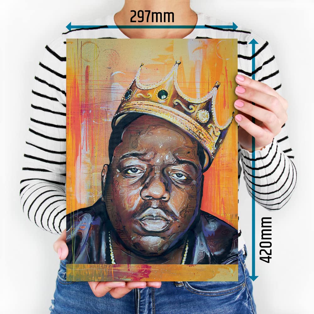 Hip Hop - Poster Rap 01 29,7 x 42 cm (A3) - incorniciato e firmato