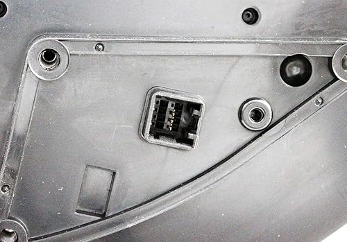 Miniatura 3 de Espejo de visión de puerta lateral compatible con Kia Sportage 2005 2006 2007 2008 2009 2010 reemplazo del lado izquierdo del conductor sin