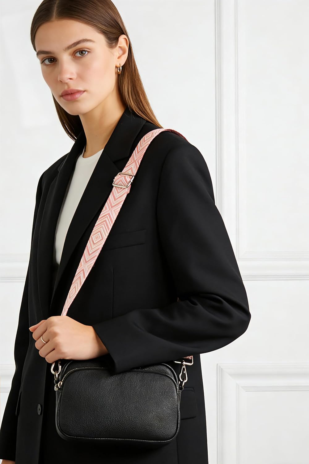 Purses Purse Strap Wide Shoulder Strap Adjustable Replacement,Retro Jacquard Embroidery for Shoulder Bags - Image 6