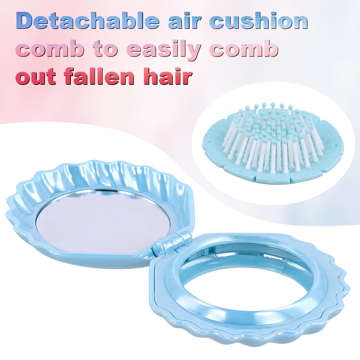 2pcs Travel Hair Brushes - Image 4