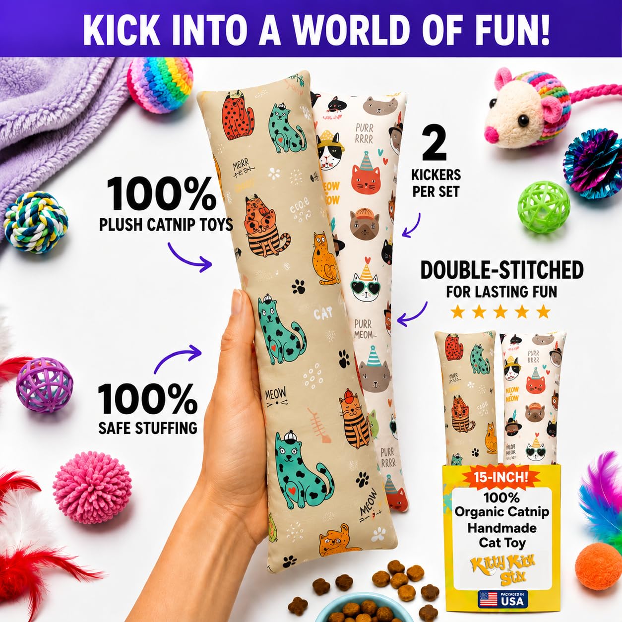 Amazon.com : Cat Kicker Toys – 15