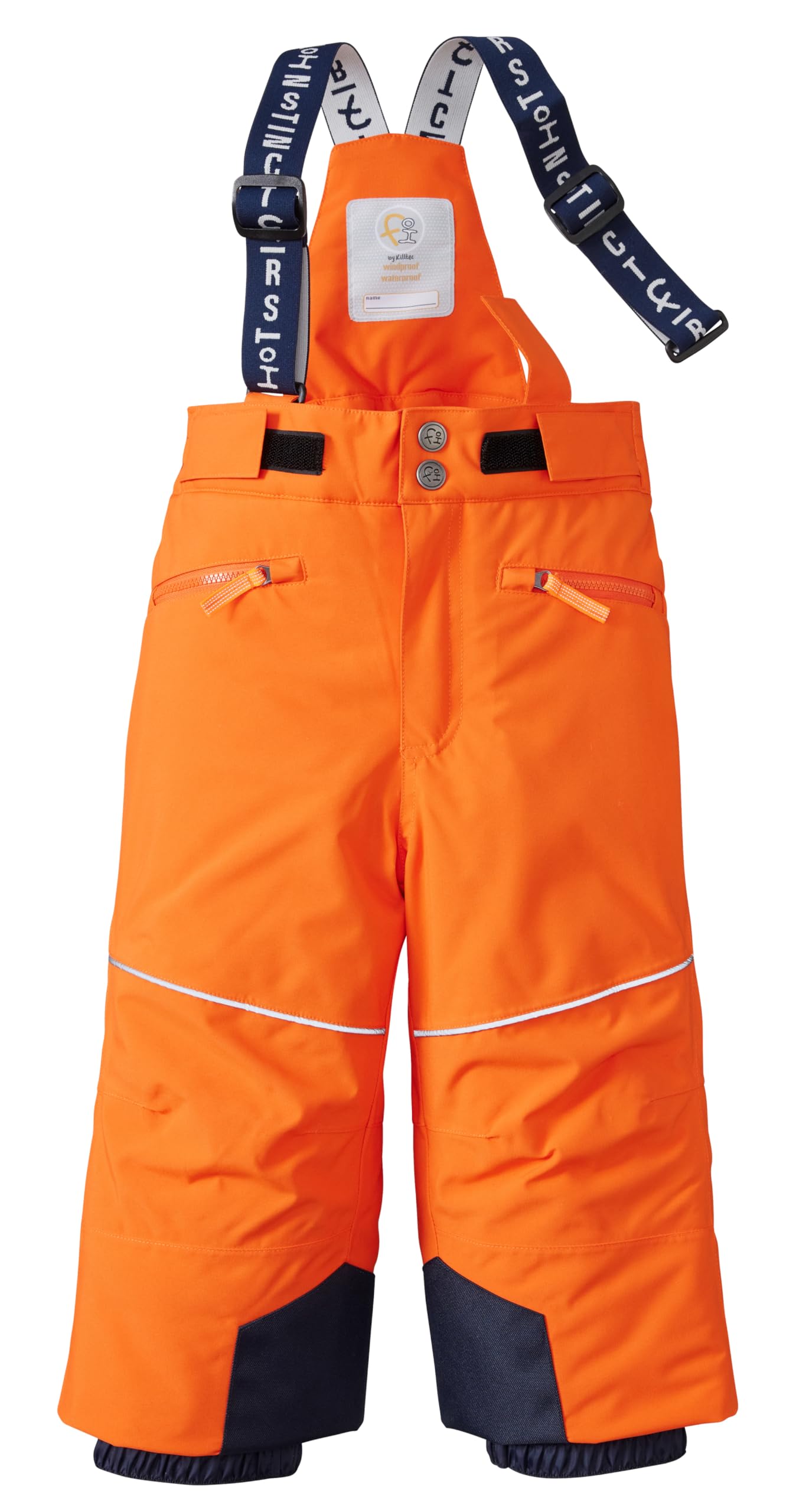 first instinct by killtec Fisw 48 MNS Ski Pnts - Pantalon de Ski/Fonctionnel avec Bretelles et Jupe Pare-Neige - Skihose - Mixte bébé