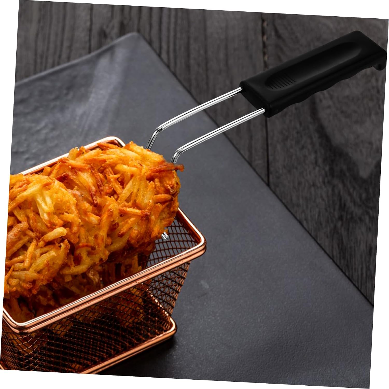 Stainless Steel Frying Basket Handle Replacement for Egg Ring