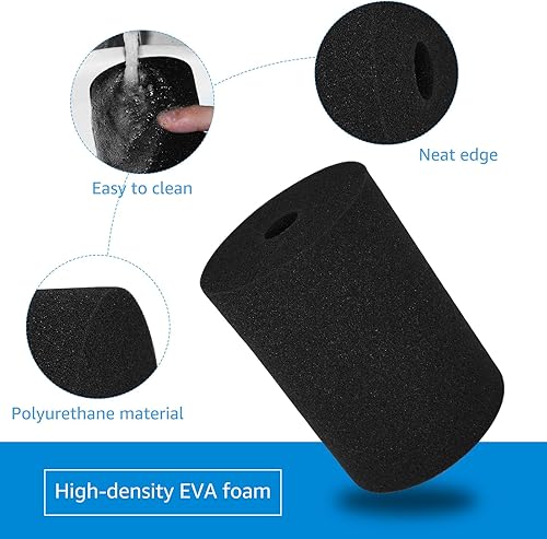 Miniatura 3 de LANIAKEA Espuma para voltear tazas, 12 piezas de insertos de espuma para manualidades de vasos de 10 a 40 onzas, insertos de girador de vaso negro