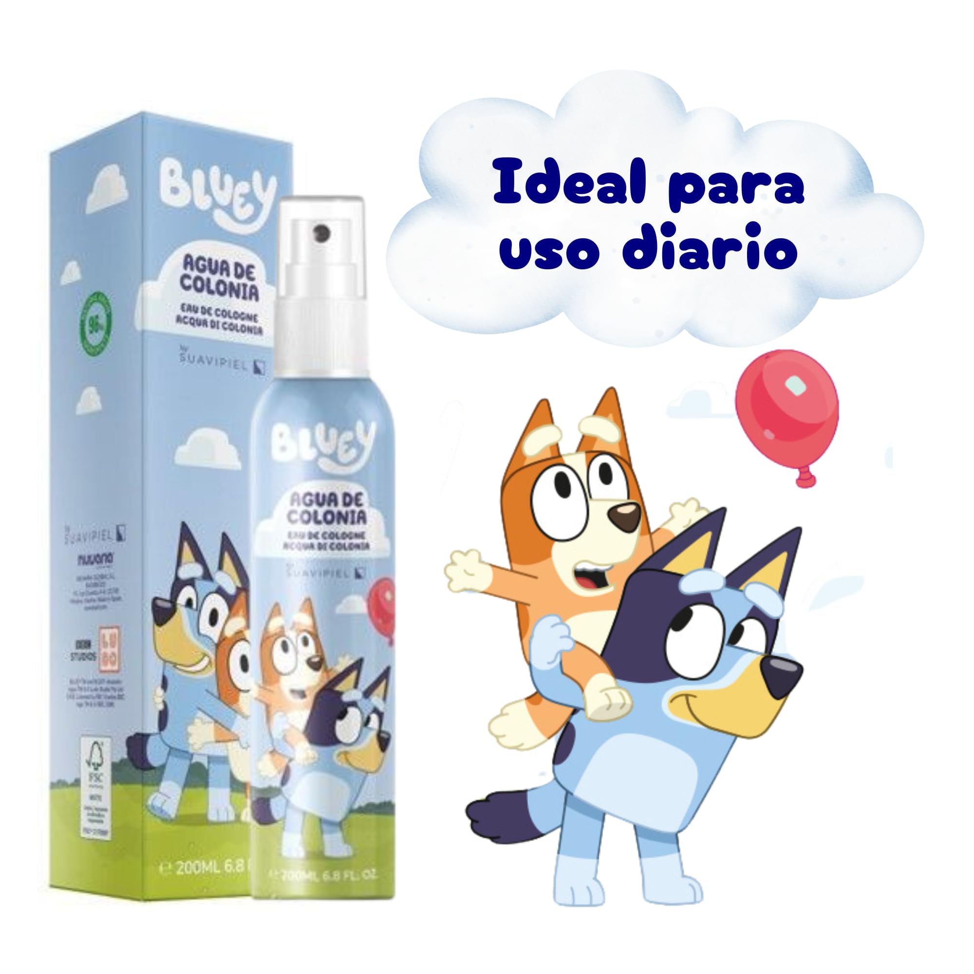 Woda toaletowa dla dzieci 200 ml | Perfumy dla chłopców i dziewcząt +3 lata | Świeży i zabawny zapach | Zapach owoców i kwiatów | Idealny do codziennego użytku