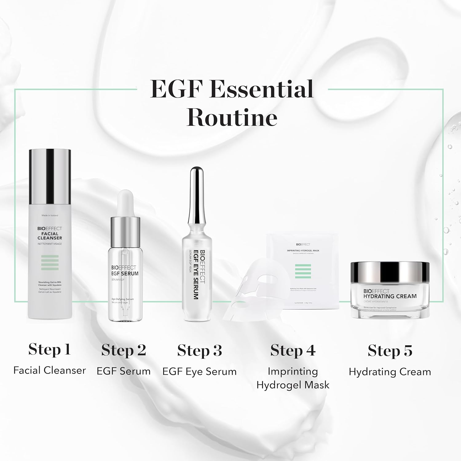 Bioeffect Imprinting Hydrogel Face Mask | Soothing Two-Part Hydrogel Mask for Intense Hydration, Plumper & Smoother-Looking Skin, 6 Masks - Image 8