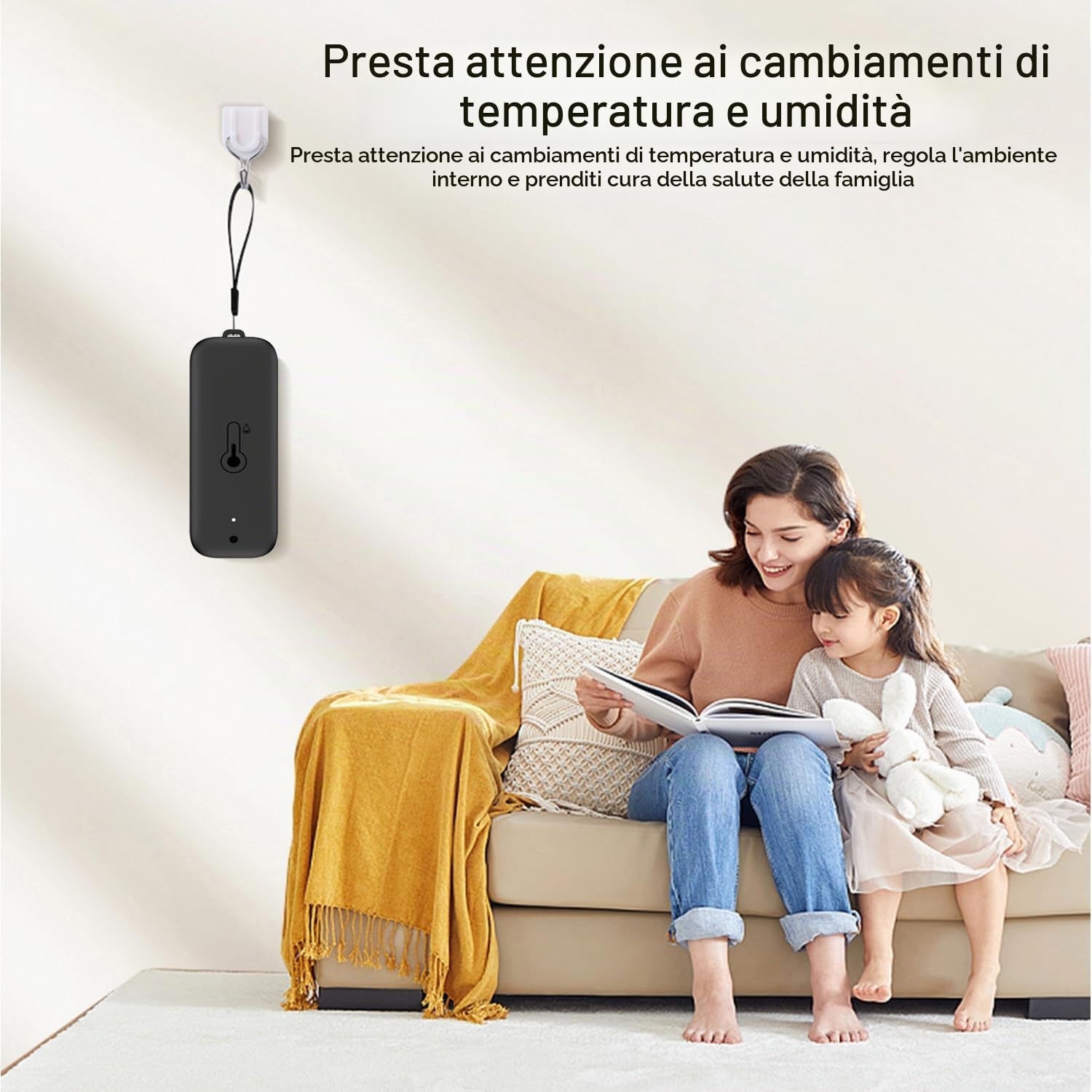 Termometro intelligente WiFi: sensore di temperatura senza fili con avvisi app, esportazione di memoria dati, monitor remoto impermeabile per serra cantina, compatibile con Alexa (4 pezzi)