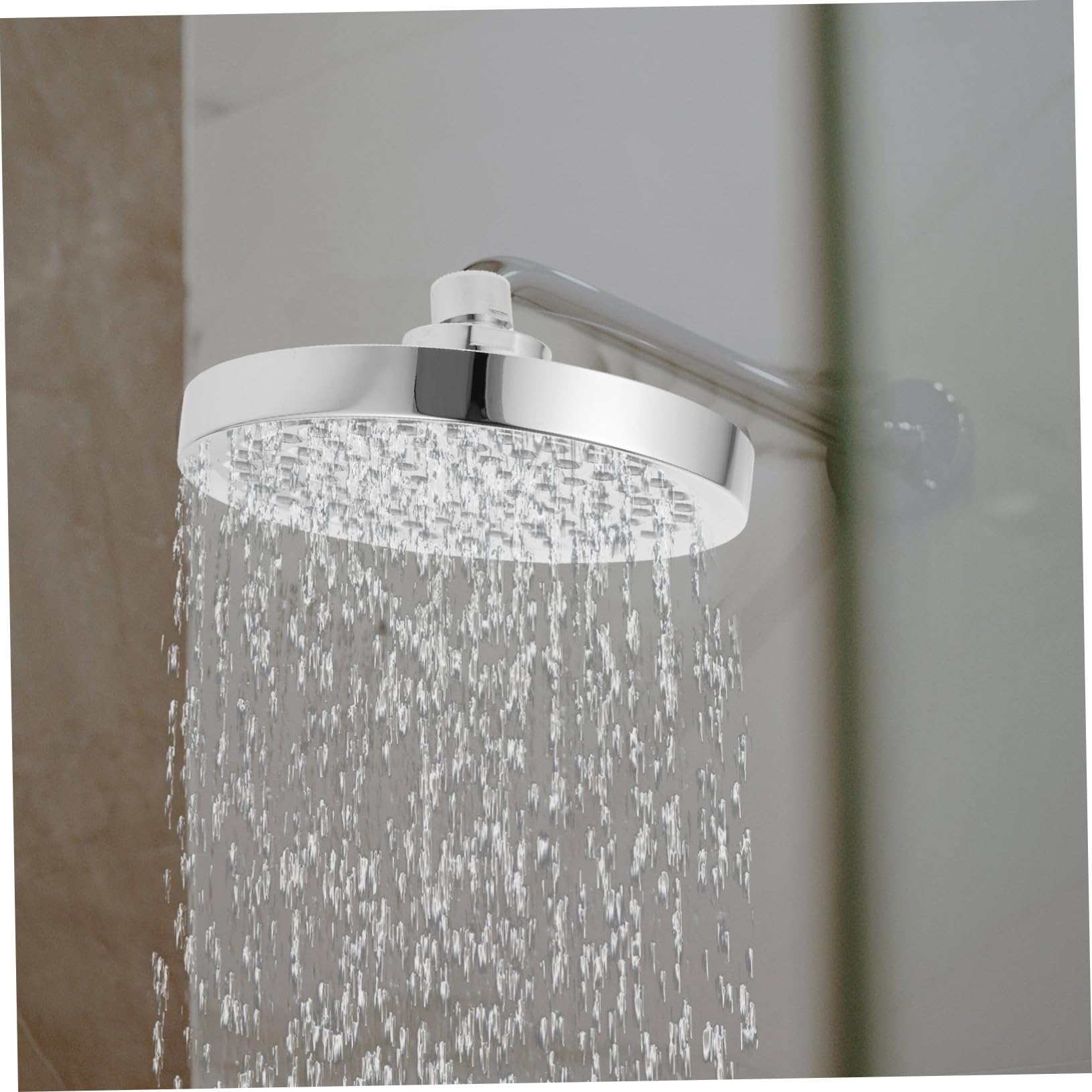Sosoport Filtro Cabezal de Ducha para Agua Dura ABS Plata Rotatorio 360° | Capas Múltiples, 15 Niveles, Ajuste Potente, Bola Esférica Sólida, Movimiento Libre, Uso Fácil, Alta Resistencia