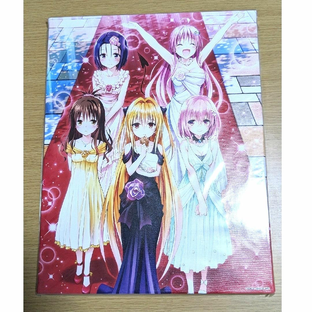 ToLOVEる展　キャンバスアート　春菜・ララ To LOVEる-とらぶる-15周年記念原画展 キャンバスアート 春菜・ララ
