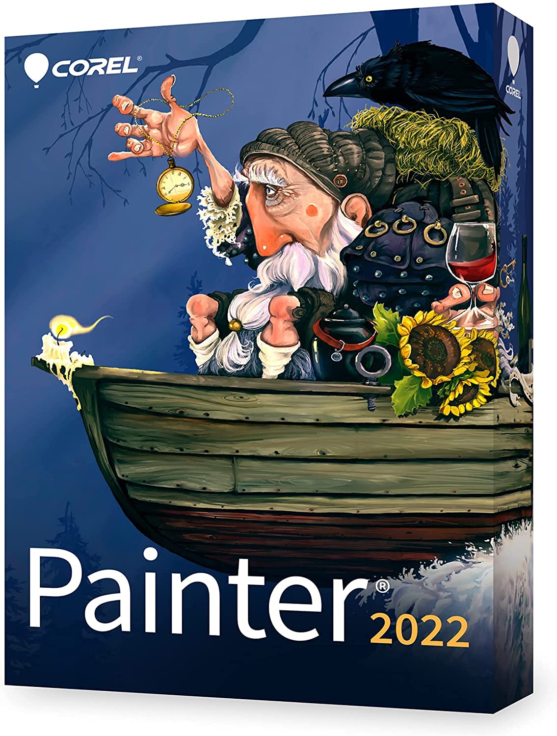 Corel Painter 2022 Standard | Software-Programm für digitale Kunst Illustration, Concept Art, Fotokunst und Malerei | 1 Windows/Mac Gerät |Dauerlizenz | Code [Kurier]
