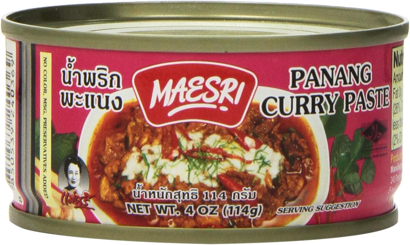Maesri Thai Panang Curry Paste - 4 Oz (Pack of 4)