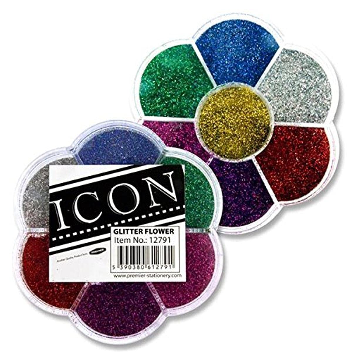 Premier Stationery g3812791 Icon Blume Box Glitzer – Mehrfarbig 