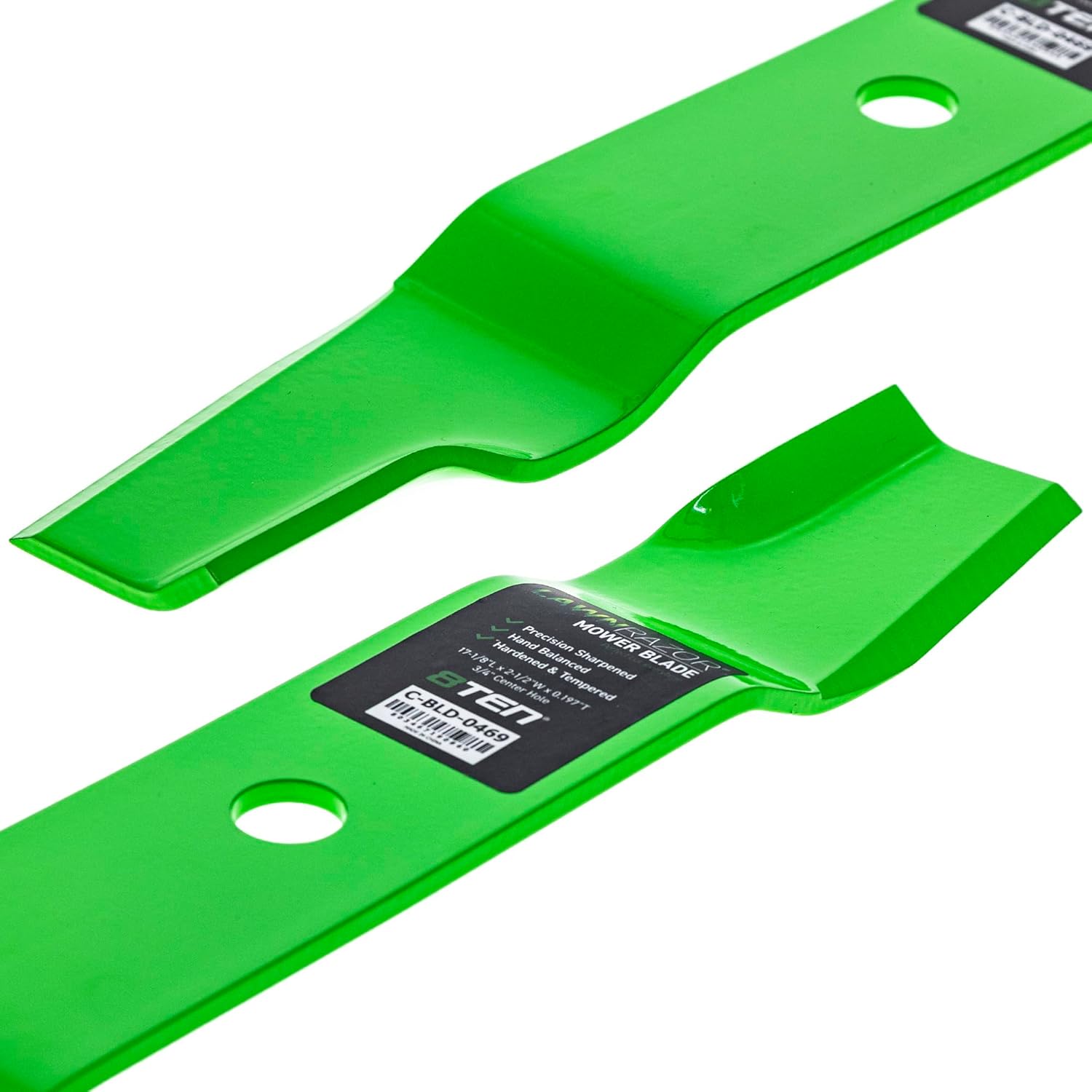 8TEN LawnRAZOR Blade for MTD Cub Cadet 359 Super GT 50-Inch Deck 759-3813 742P3003 (High Lift) 3 Pack