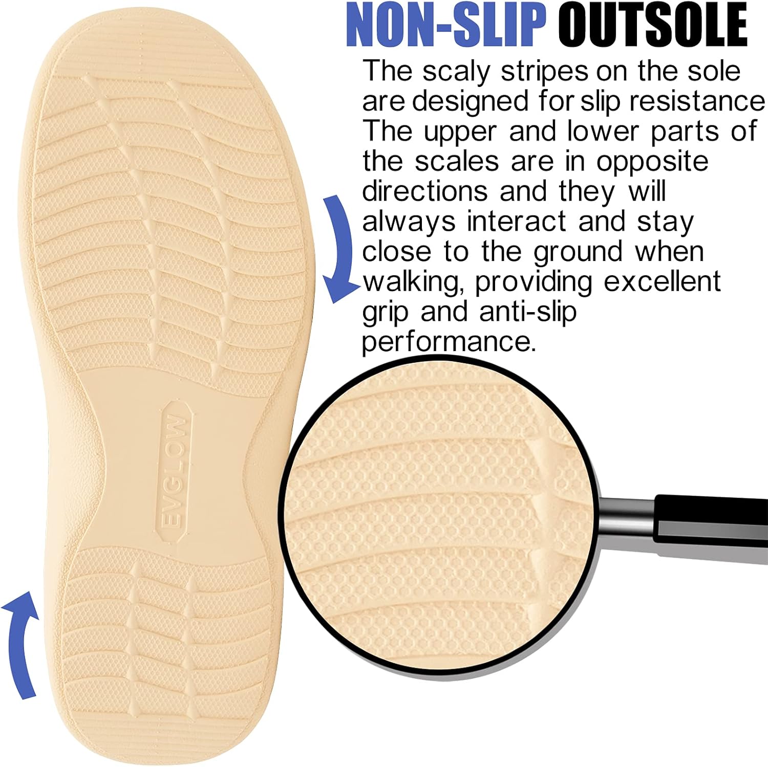 Mens Adjustable Orthopedic Slippers Shoe for Plantar Fasciitis & Foot Pain Relief with Arch Support Christmas - Image 3