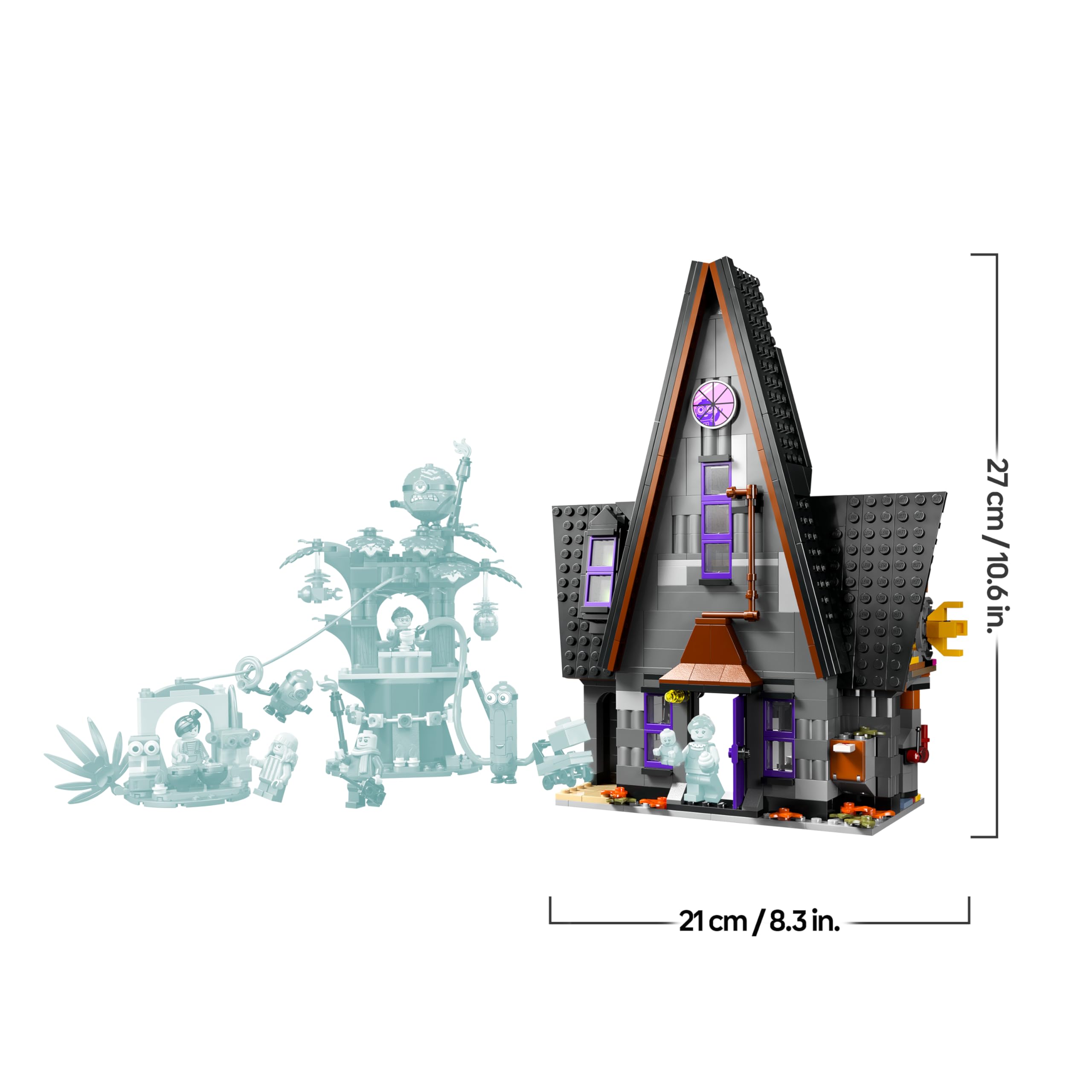 LEGO Cattivissimo Me I Minions e la Villa della Famiglia di Gru, Set dal Film della Illumination con Casa Giocattolo e Casetta sull'Albero da Costruire, Giochi per Bambini e Bambine da 8 Anni 75583