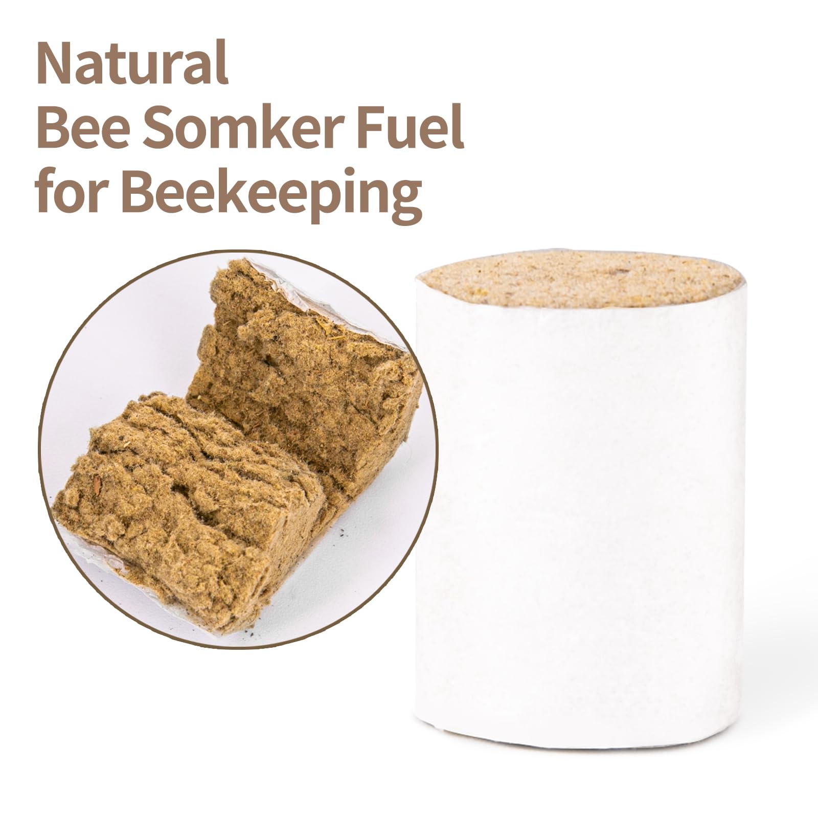 ZffXH 108 Stück bienen Raucher Pellets, Brennstoff, Bienenstock Inspektionswerkzeug zur Beruhigung der Bienen, Bienenraucher, Bienen Smoke, Bienenstock Raucher Set,imker set für anfänger