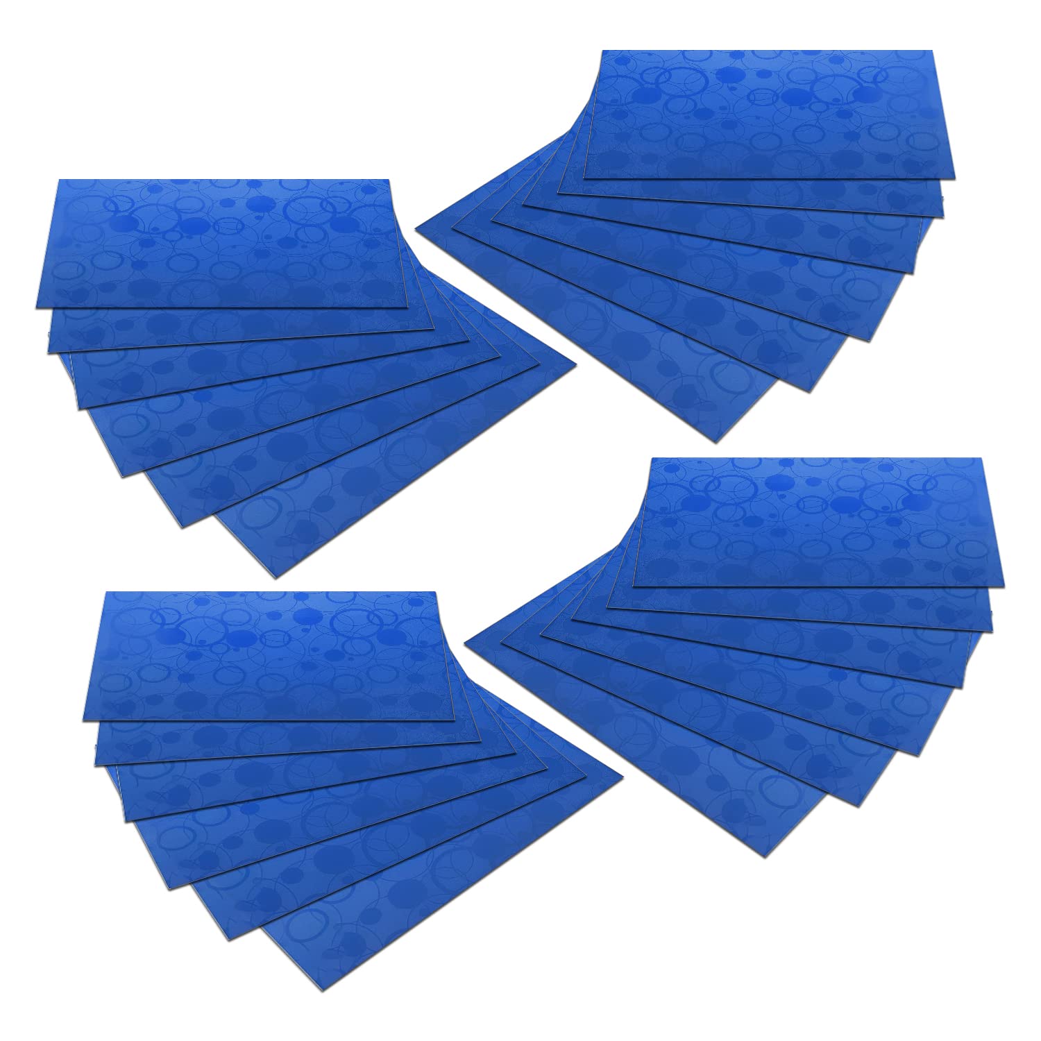 Kuber Industries Fridge Mats | PVC Circle Print | Mat for Refrigerator | Refrigerator Mat | Placemats for Kitchen | Shelf Liner Mat | Set of 24 | Blue (B0C3QPQV38) Amazon Price History, Amazon Price Tracker