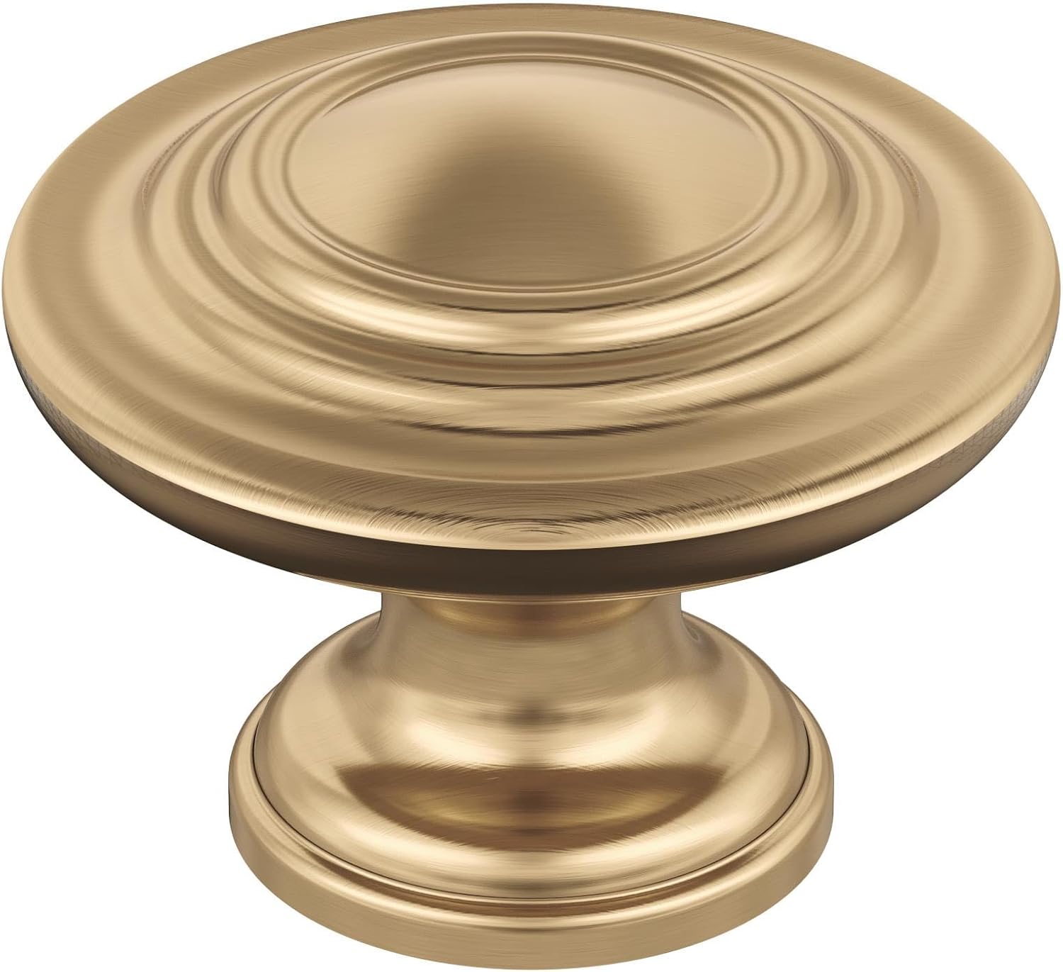 Amerock Inspirations 1-5/16 inch (33mm) Diameter Champagne Bronze Cabinet Knob - 25 Pack