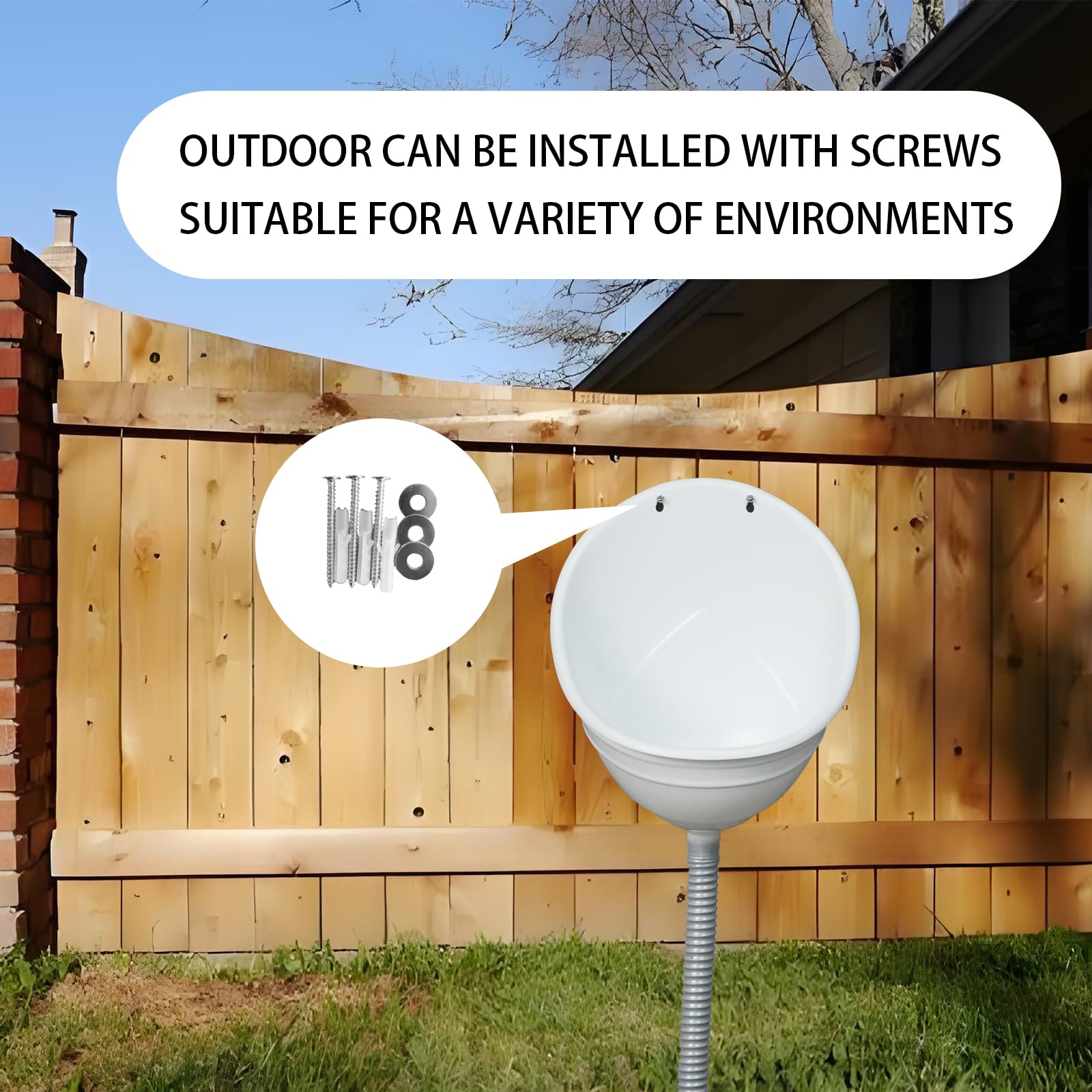 Wasserloses Urinal für die Garage, Urinal für Männer, Kunststoff-Urinale für Männer, Urinumleiter, Outdoor-Urinal, Wandmontage, Urinale für Herren, Badezimmer, kein Bohren, selbstklebend