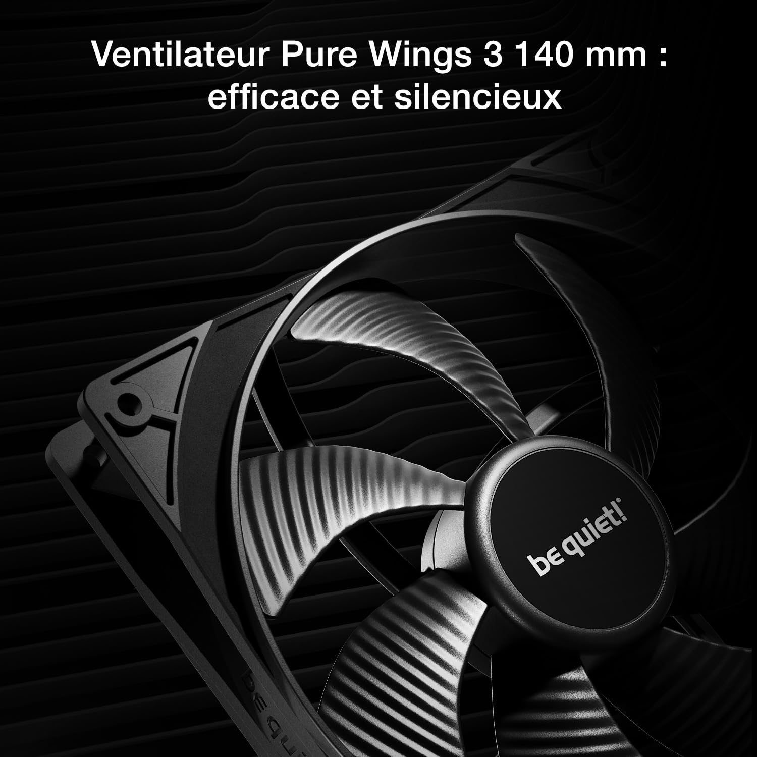 be quiet ! Power Zone 2 1000 W Bloc d’Alimentation, certifications 80 Plus® Platinum et Cybenetics Platinum, système Semi-Passif, Ventilateur Pure Wings 3 140 mm, connecteur 12V-2x6 coudé à 90°