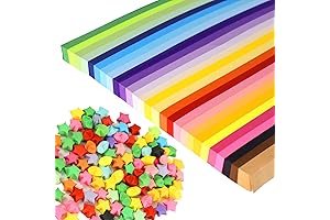 Fold Paper Stars with Ease: Exquisite 27-Color Assortment