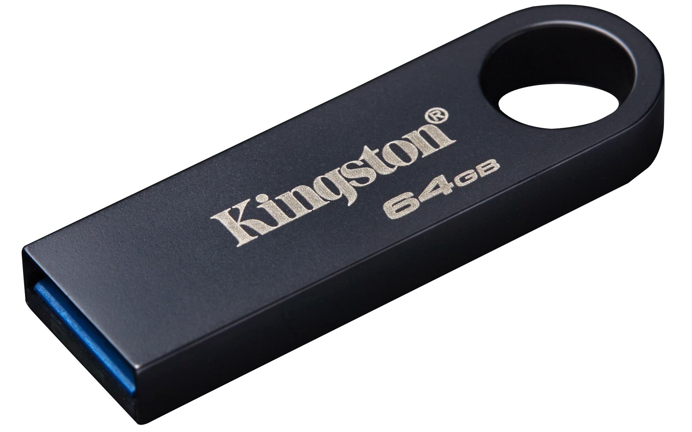 Kingston DataTraveler SE9 Gen 3-64GB - 220MB/s Read - Metal - USB 3.2 Gen 1 - Dark Nickel