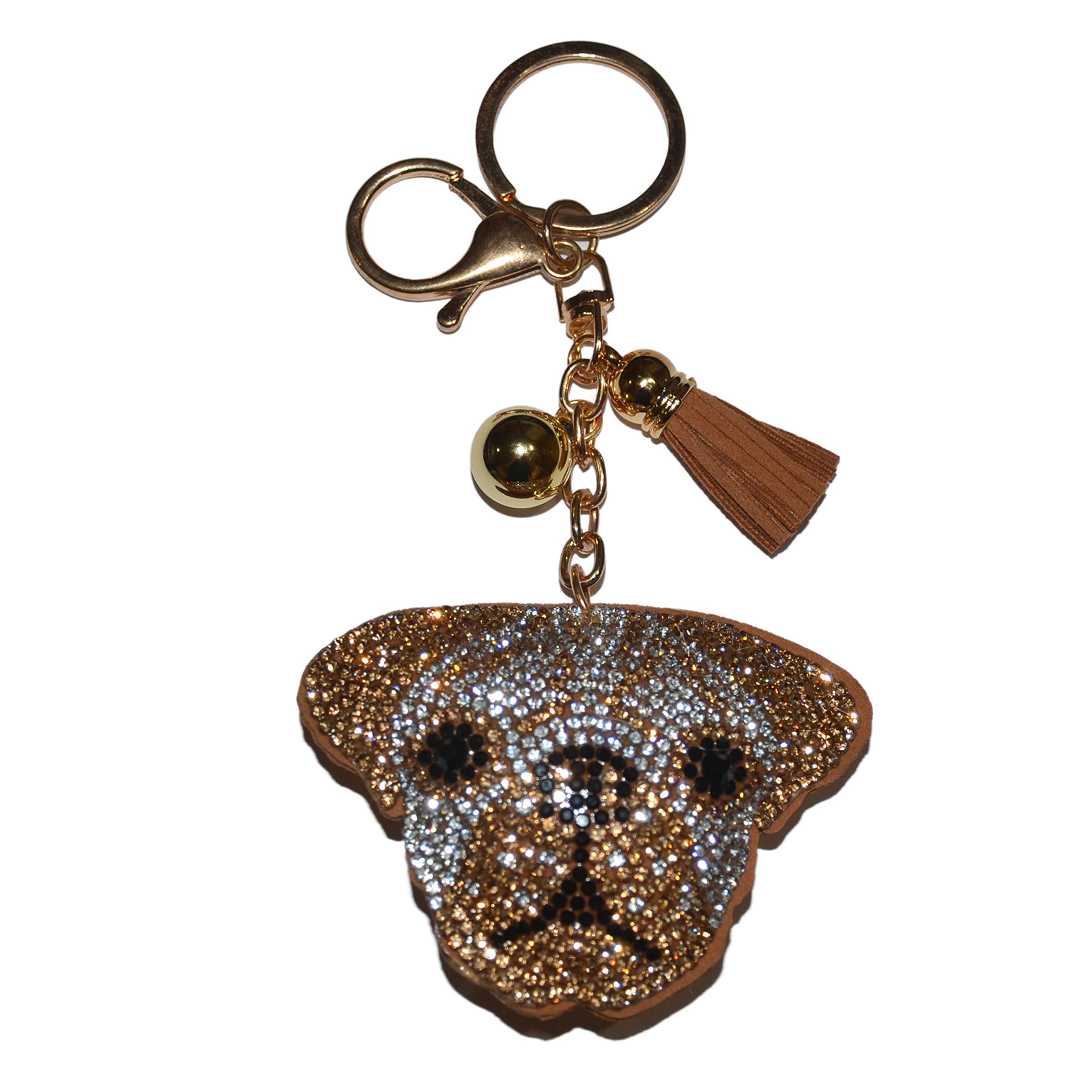 Bling Keychain, Rhinestone Purse Charm, Backpack Key Chain, Crystal Bag Charms, Key Fob