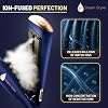 H2O Steam Styler Slim 1.2 Ultimate Steam Hair Straighter & Curler، نتائج الصالون التحكم في التجعد، اللمعان والترطيب، الحرارة بالأشعة تحت الحمراء والعلاج الأيوني لجميع أنواع الشعر
