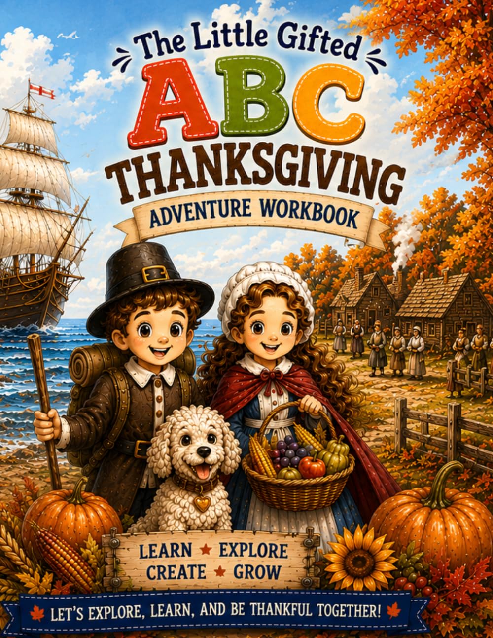 The Little Gifted: ABC Thanksgiving Adventure Workbook