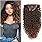 BHF 26 inch Kinky Curly Clip In Hair Extensions 140g Double Weft Curly Wave Clips in on Synthetic Hair Extensions Hair pieces for Women 7pieces (MT4/30)